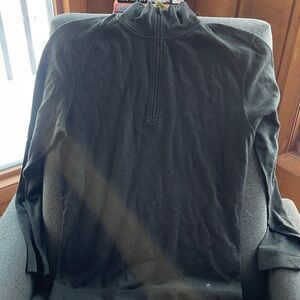 Smartwool Mens base layer Merino 250 Wool 1/4 Zip Pullover Thermal Med nwt